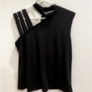 Off Shoulder Knit Tee